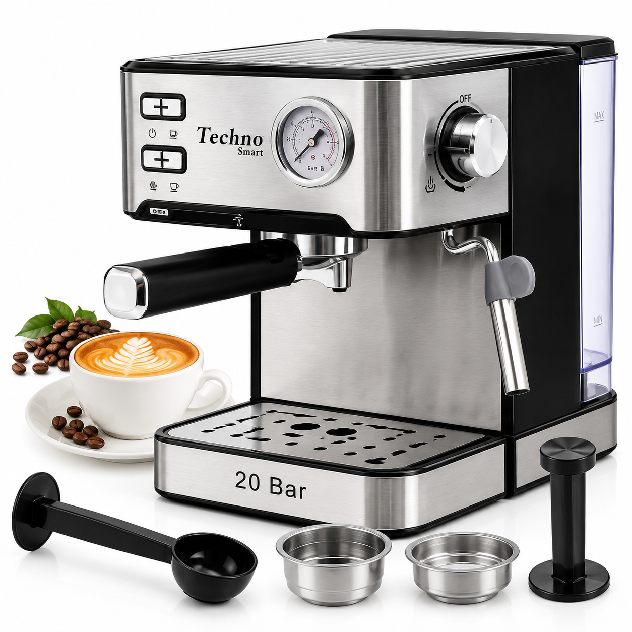 Smart TS-6836 20-Bar Espresso Coffee Maker