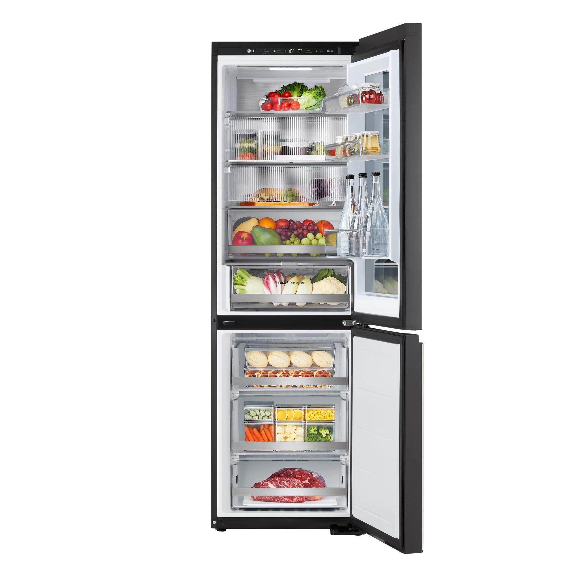 LG 349L Bottom-Freezer InstaView Refrigerator – GC-V459FSKW