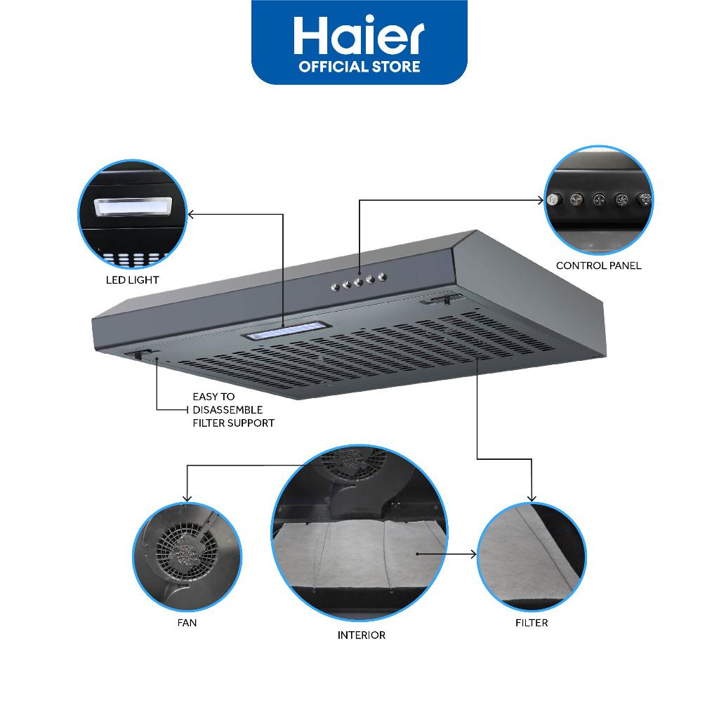 Haier BI Hood HCH-C160B3MB – Under Cabinet